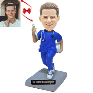 Rapid Doctor Custom Bobblehead with Free Metal Inscription