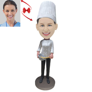 Best Birthday Gift For Female Cook Custom Bobblehead